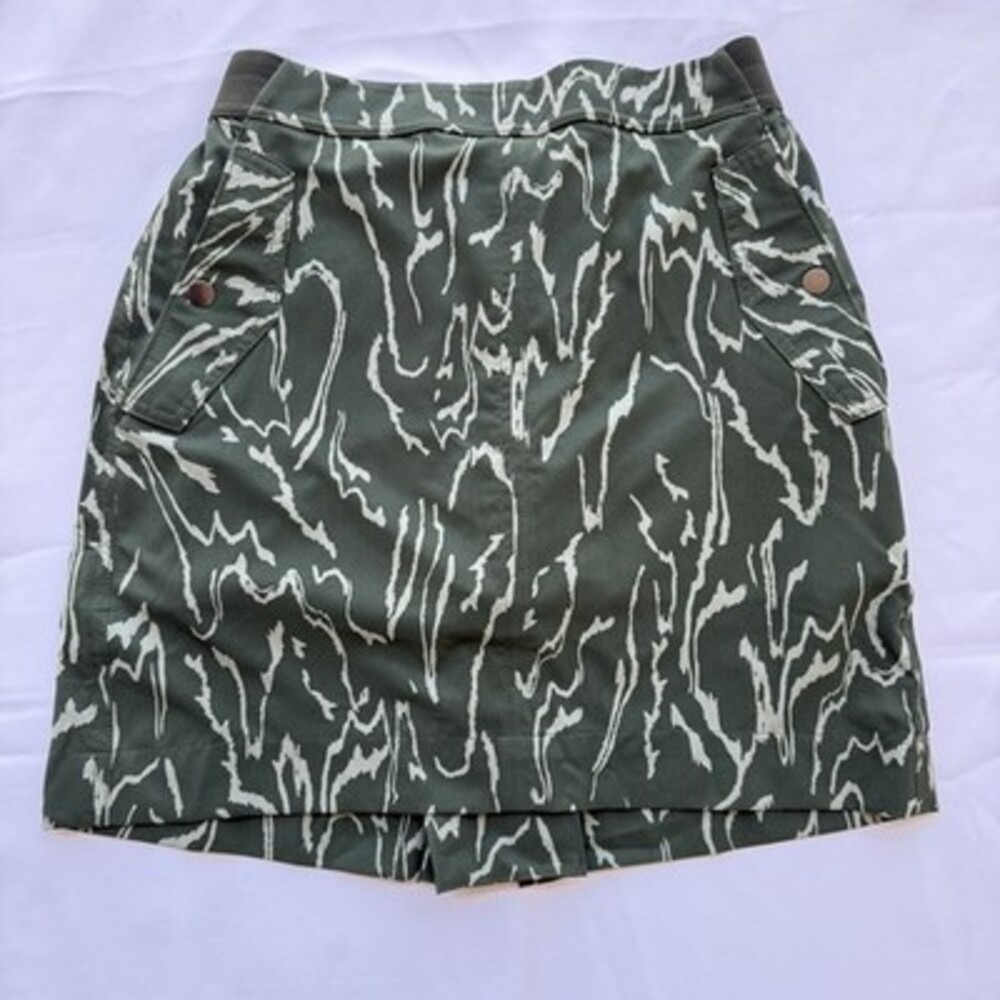 Athleta Skort Women's Size 4 Green Abstract Print Athletic Golf Tennis Skirt